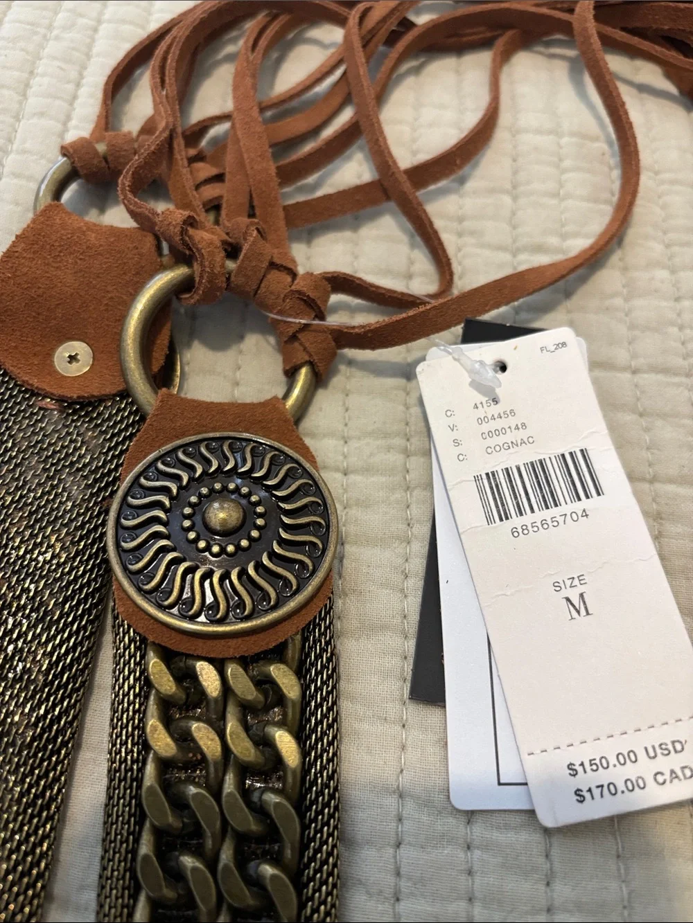 Anthropologie layered belt